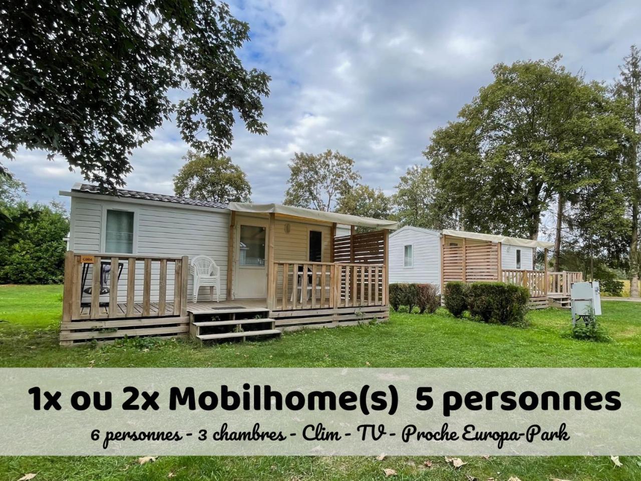 Chez Philippe Et Sylvie - 2 Bungalows Pour 5 Proche Europa-Park Boofzheim Zewnętrze zdjęcie